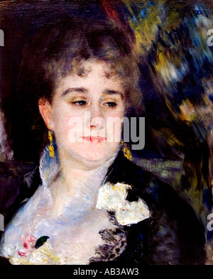 Madame Charpentier 1878 Pierre Auguste Renoir 1841-1919 Französisch impressionistischen Frankreich Stockfoto