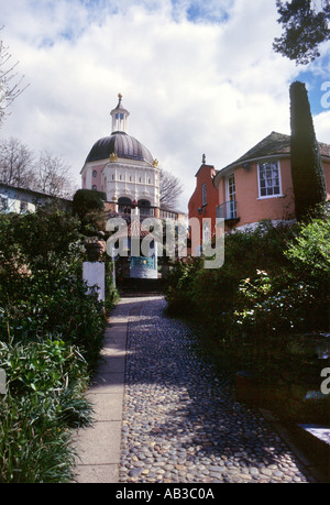 Portmeirion Nordwales Stockfoto