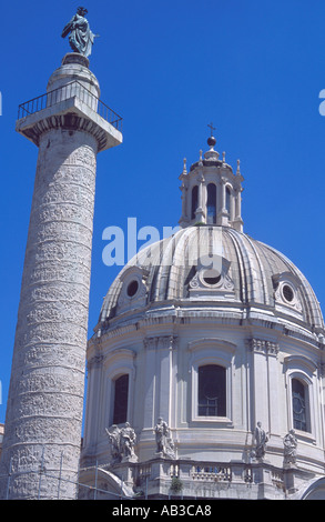 Trajans Spalte Rom Italien Stockfoto