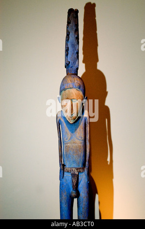 Malo Insel groß männlichen Figur Sakavas Vanatu 19 th Cent Oceania Stockfoto