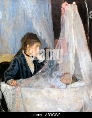 Die Wiege 1873 Berthe Morisot 1841-1895 Frankreich Französisch Stockfoto