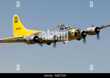 B-17 Vorbeiflug Stockfoto