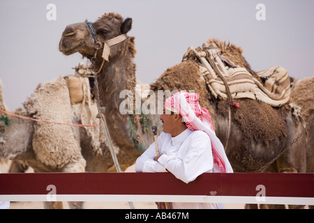 Das Kamel Rennen in Palmyra Syrien Stockfoto