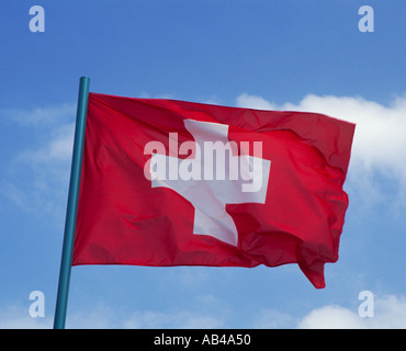 Schweizer Flagge Stockfoto