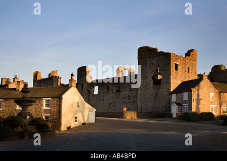 Middleham Castle Kindheit Zuhause von Richard III North Yorkshire England Stockfoto