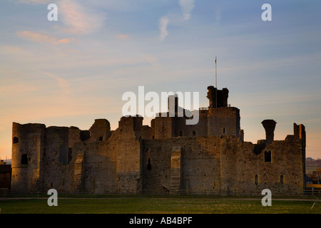 Middleham Castle Kindheit Zuhause von Richard III North Yorkshire England Stockfoto