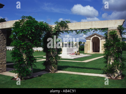 British War Cemetery in Bayeux Bayeux Calvados Normandie Frankreich Stockfoto