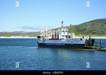 Fähre MV Loch Bhrusda vertäut auf Insel von Eriskay äußeren Hebriden Schottland Juni 2007 Stockfoto