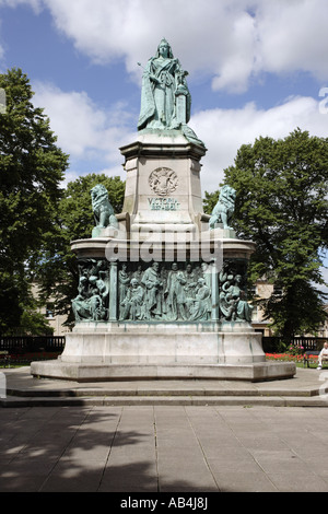 Statue der Königin Victoria, Dalton Square, Lancaster Stockfoto