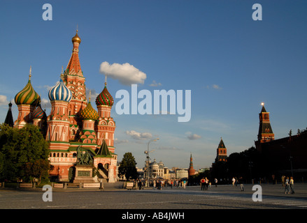 Roten Platz in Moskau Abend Stockfoto