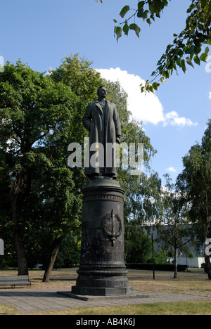 Statue von Felix Dzerzhinsky Muzeon Skulpturenpark, Moskau Stockfoto