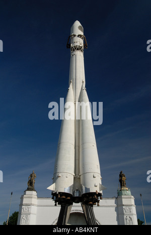 Sowjetische Rakete auf dem Display an VVTs Stockfoto