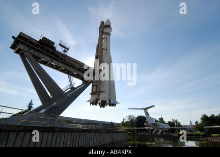 Sowjetische Rakete auf dem Display an VVTs Stockfoto