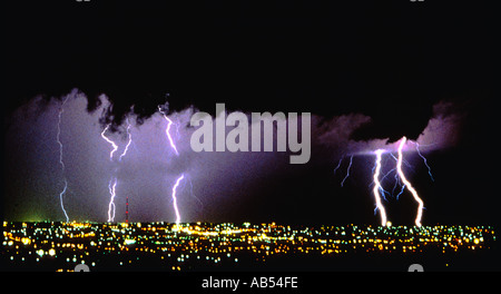 Blitzschlag-Australien Stockfoto