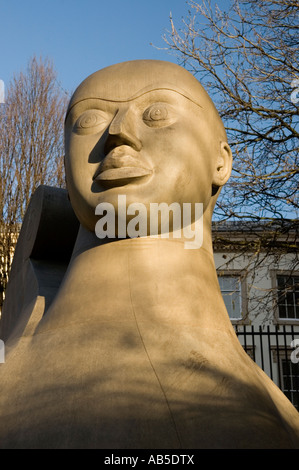 Kopf der Statue in Chamberlain Quadrat birmingham Stockfoto