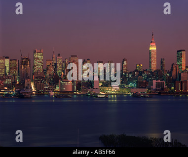 Skyline von New York City Stockfoto