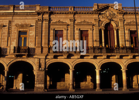 Architektur, historisches Gebäude, Madero Avenue, Stadt Morelia, Michoacán, Mexiko Stockfoto