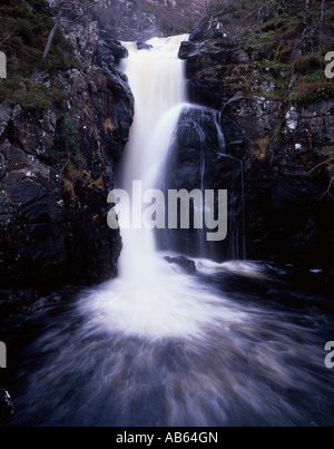 Fällt der Kirkaig in der Nähe von Lochinver, Northwest Highlands, Schottland Stockfoto