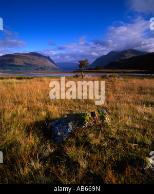 Oberen Loch Etive aus Ardmaddy, Glen Kinglas. Stockfoto