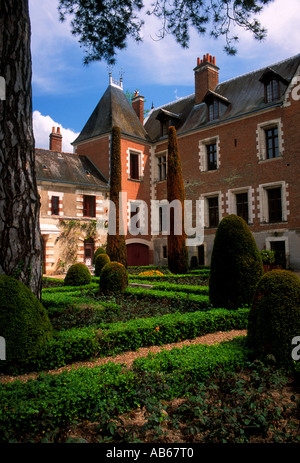 Le Chateau du Clos Luce, Renaissance Architektur, französische Schloss, Herrenhaus, Home, Residence, Leonardo da Vinci, Amboise, Loire Tal, Frankreich Stockfoto