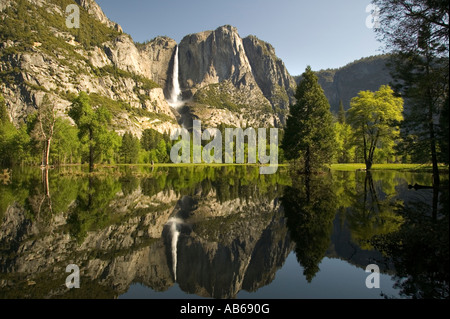 Yosemite-Nationalpark, Tal Stock Überschwemmungen, Winter Abfluss... Stockfoto