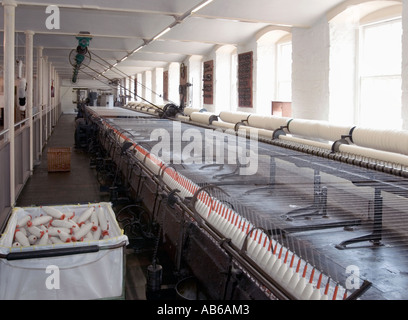New Lanark UNESCO World Heritage Site - Ausstellung eines Maultiers Arbeiten des 19. Jahrhunderts. © Copyright Carsten Flieger 2006 Stockfoto