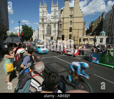 Tour de France Prolog, Westminster Abbey, London. 07.07.2007 Stockfoto