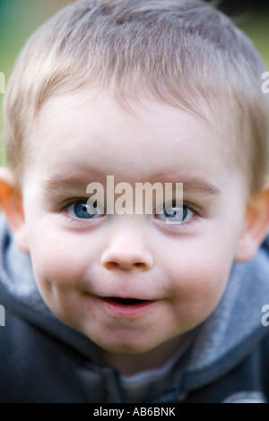 Hallo da oben Stockfoto