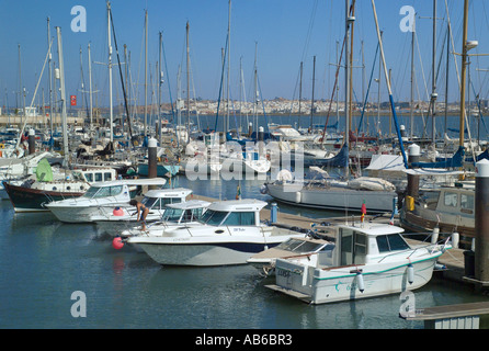 Portugal der Ostalgarve, Vila Real de Santo Antonio marina Stockfoto