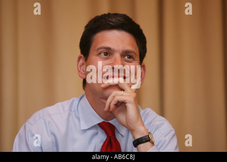 Labour-Regierung Außenminister David Miliband Stockfoto