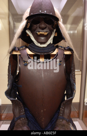 Samurai Rüstung auf dem Display an der Tokyo National Museum Japan Stockfoto