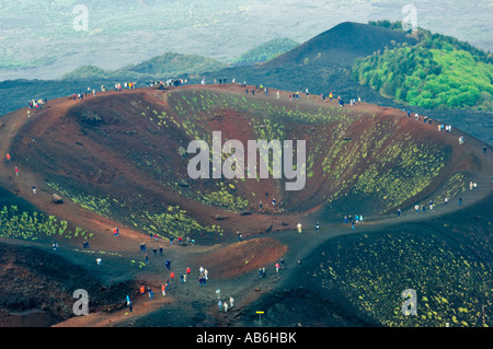 inaktiven Krater Stockfoto