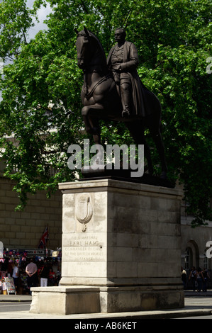 Statue von Feldmarschall Haig Whitehall London England Stockfoto