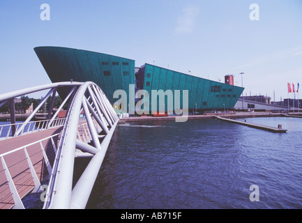 Das neue Metropole oder Nemo Science Museum in Amsterdam Niederlande Architekten Renzo Piano Stockfoto