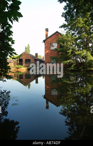 18. Jahrhundert Schmiede Mühle jetzt Nadel Nationalmuseum in Redditch, Worcestershire, England Stockfoto