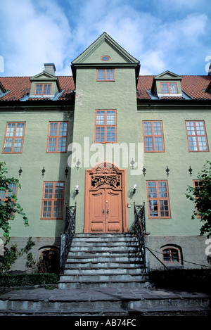 Ein Gebäude von der Altstadt entfernt an der Norsk Folkmuseum Oslo-Norwegen Stockfoto