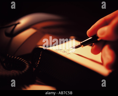 Notizblock Stockfoto