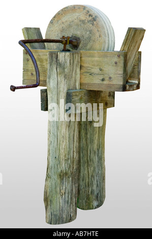 Alten Schleifmaschine Stockfoto