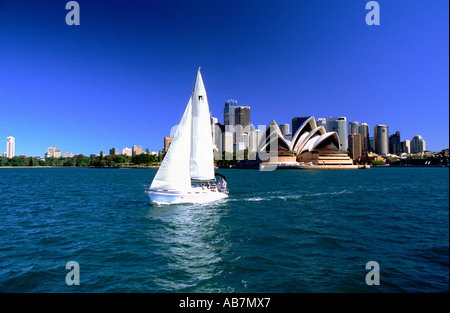 Yacht Sydney Bundesstaat New South Wales-NSW-Australien Stockfoto