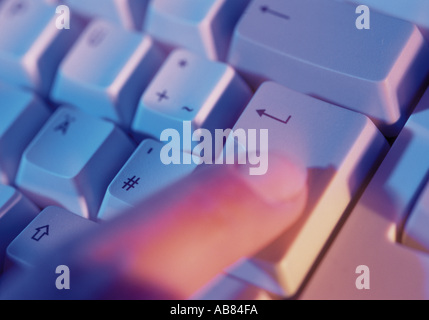 Return-Taste Stockfoto