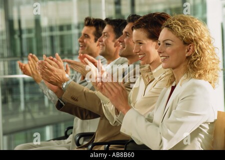 Leute bei Präsentation Stockfoto