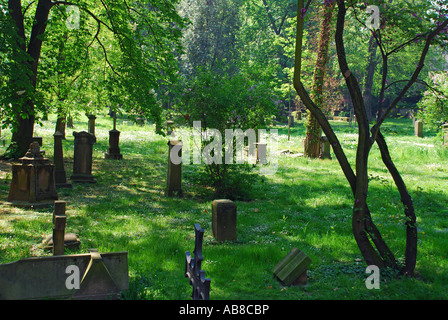 Historische Hoppenlaufriedhof Stuttgart Baden Württemberg Deutschland Stockfoto