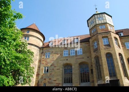 Alte Burg von 1320 gebaut, Stuttgart, Baden-Württemberg, Deutschland Stockfoto