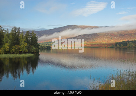 Loch Alvie nr Aviemore Highland Schottland Stockfoto