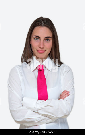 Porträt der jungen Unternehmerin Stockfoto