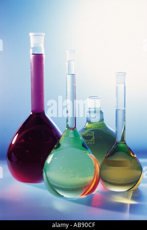 Chemische Fläschchen Stockfoto