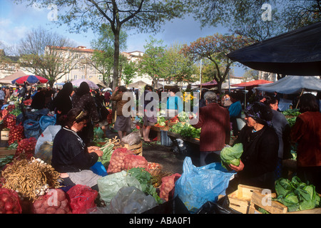 Barcelos Markt Minho Region Portugal Stockfoto