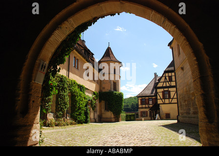 Vor Gericht Schloss Bebenhausen Tübingen Baden-Württemberg Deutschland Stockfoto