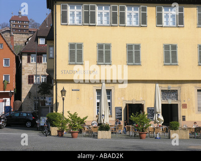 Stadtmuseum Das Alte Haus Esslingen Baden Württemberg Deutschland Stockfoto