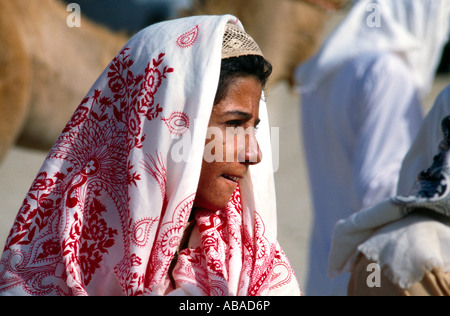 Dubai-VAE-Portrait von Beduinen Mann Stockfoto